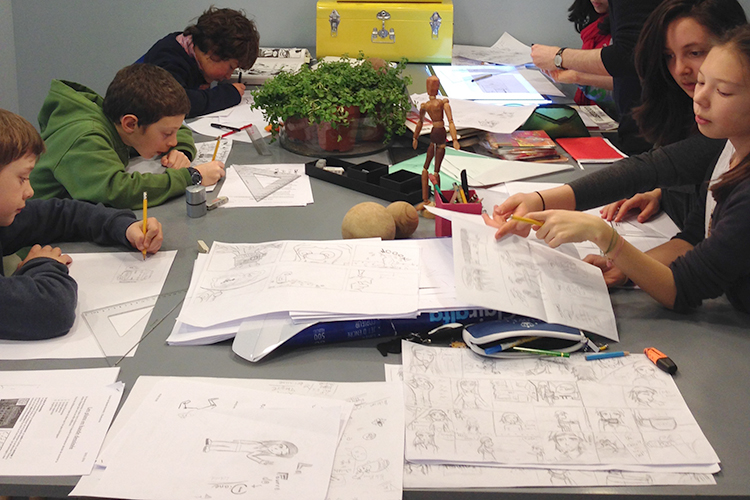 Cours illustration BD jeune